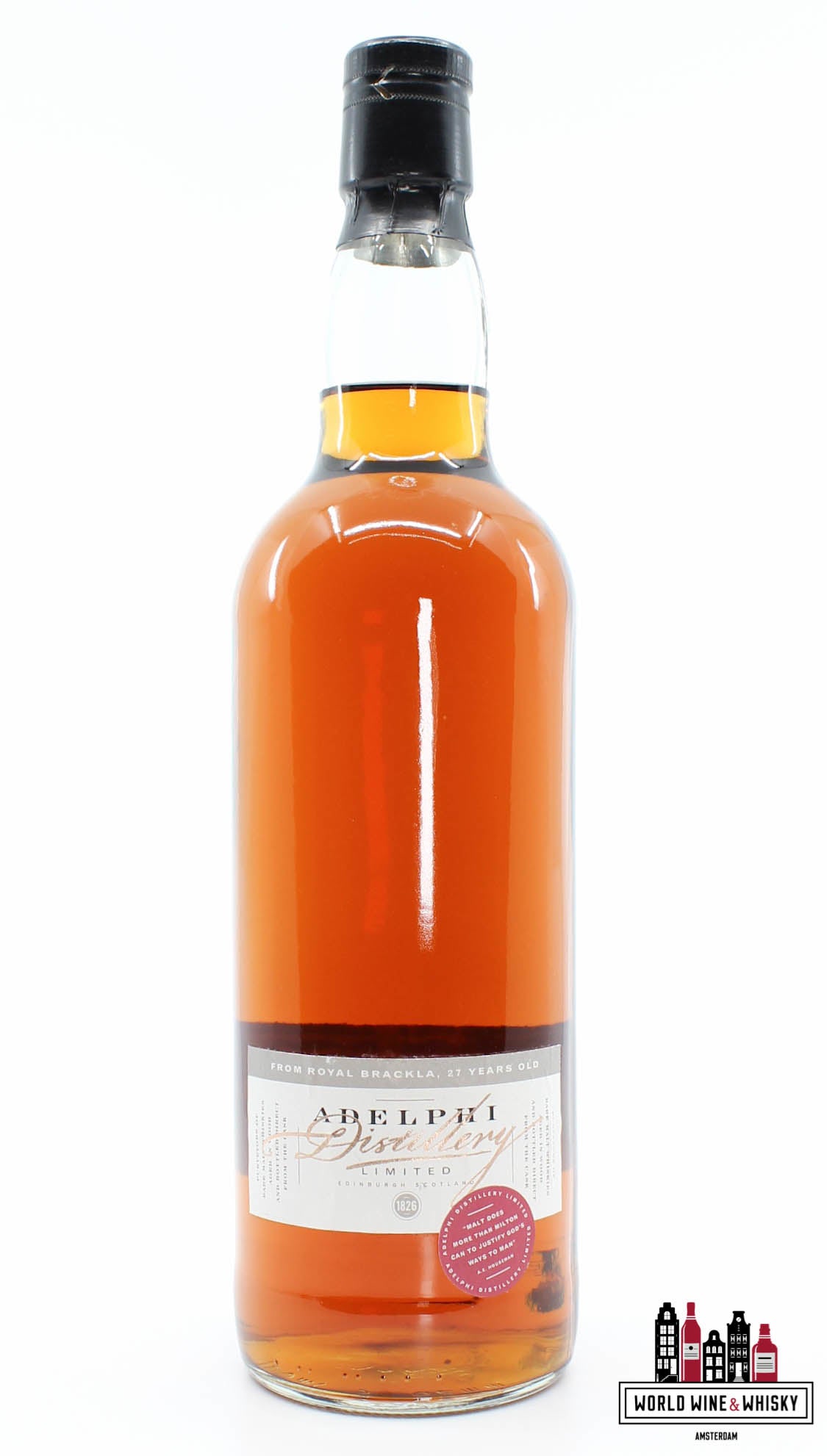 Royal Brackla 27 Years Old 1975 2002 - Cask 5467 - Adelphi Limited 59.5% (1 of 189) - WORLD WINE WHISKY 