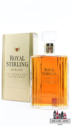 Royal Stirling Extra Old - Limited Edition 43% 750ml (Crystal Decanter - 22 carat gold) - WORLD WINE WHISKY 