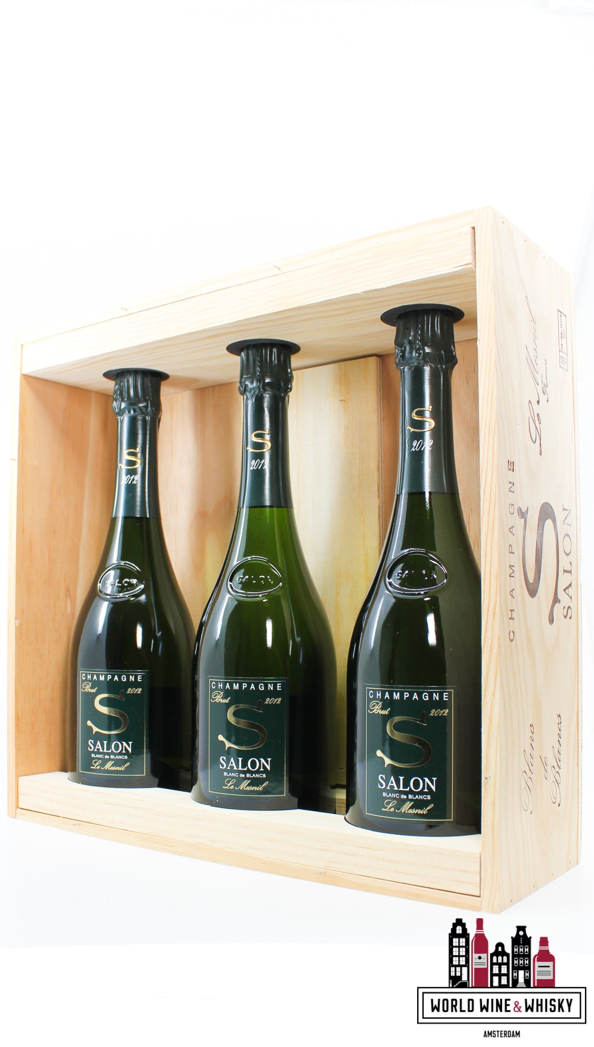 Salon Blanc de Blancs Le Mesnil 2012 - Champagne Brut (3-bottle OWC) - WORLD WINE WHISKY 