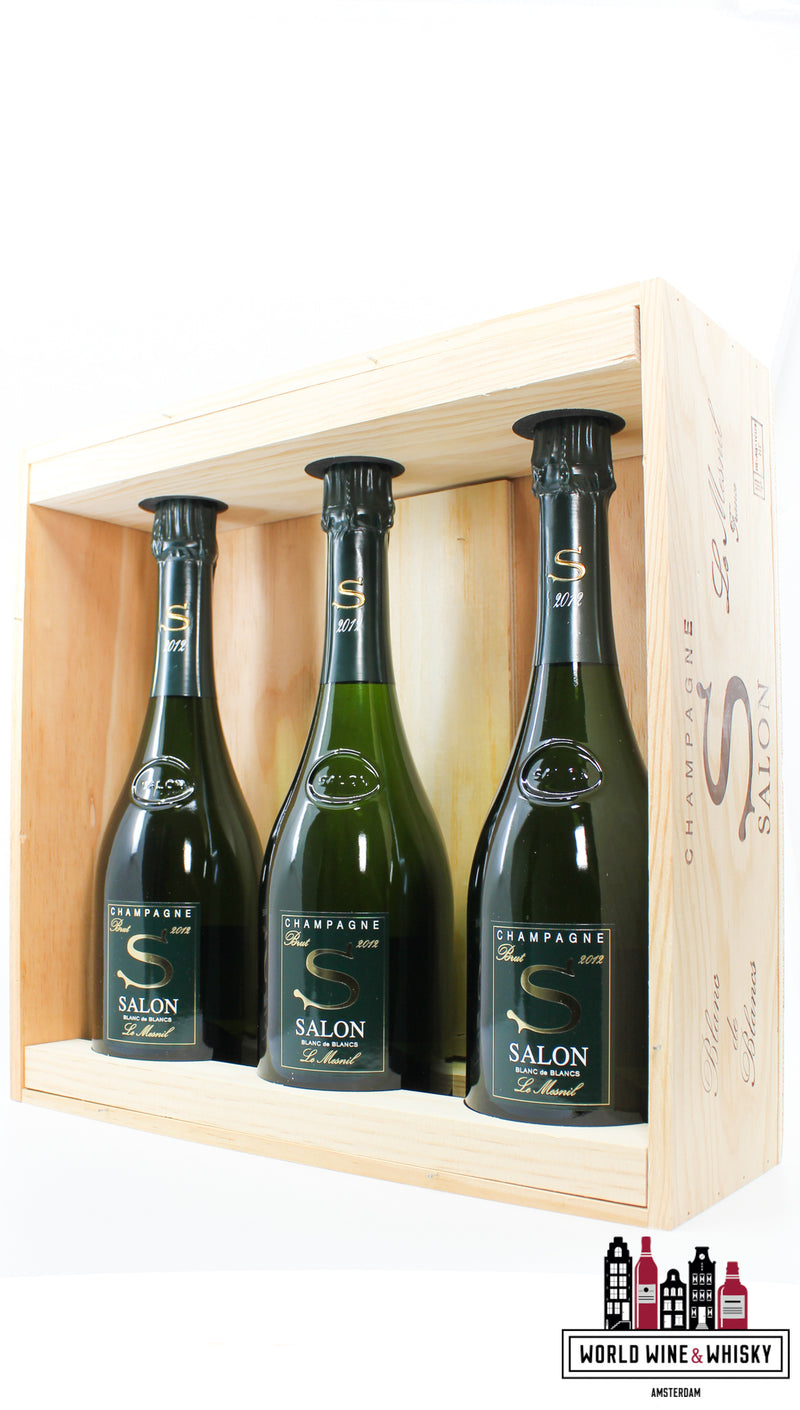 Salon Blanc de Blancs Le Mesnil 2012 - Champagne Brut (3-bottle OWC) - WORLD WINE WHISKY 