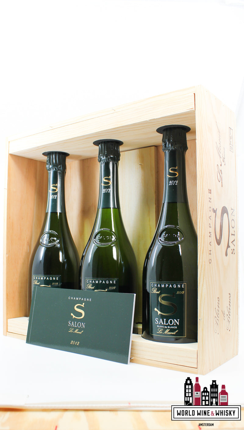 Salon Blanc de Blancs Le Mesnil 2012 - Champagne Brut (3-bottle OWC) - WORLD WINE WHISKY 