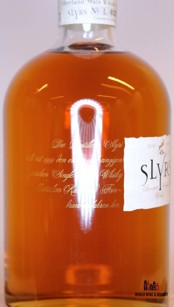 Slyrs 3 Years Old 2000 2003 Bavarian Single Malt 43% (Germany) - WORLD WINE WHISKY 