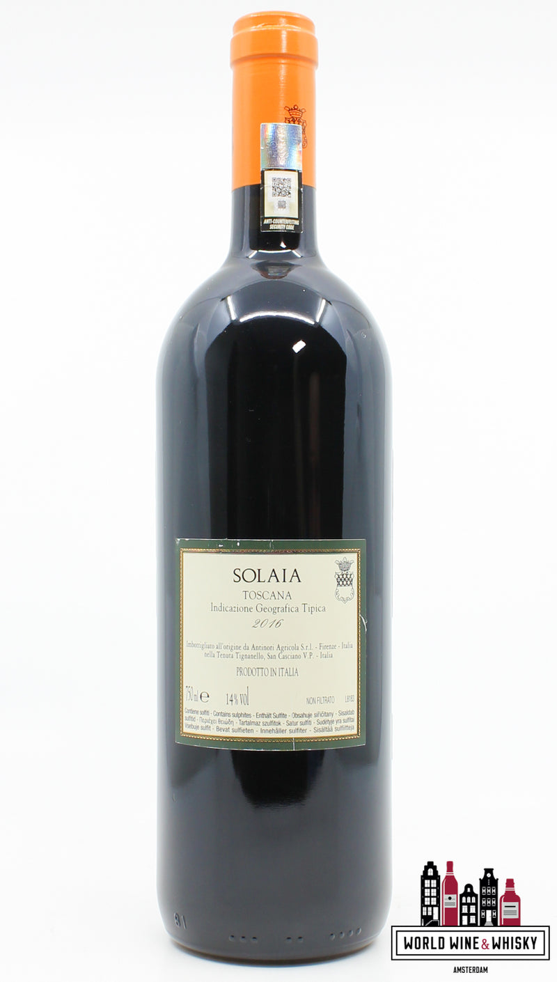 Solaia 2016 - Marchesi Antinori (100 Parker points) - WORLD WINE WHISKY 