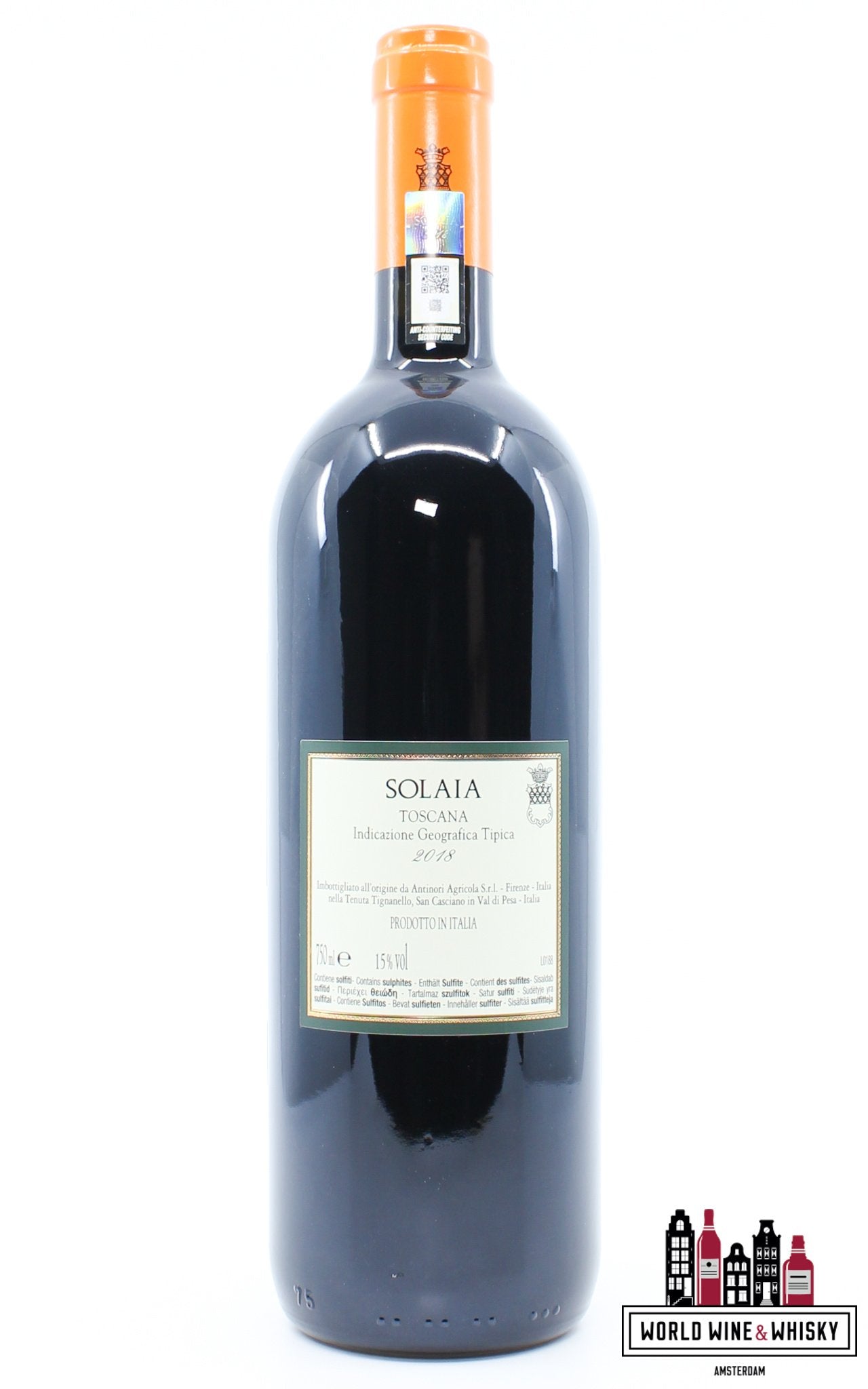 Solaia 2018 - Marchesi Antinori (6-bottles OWC) - WORLD WINE WHISKY 