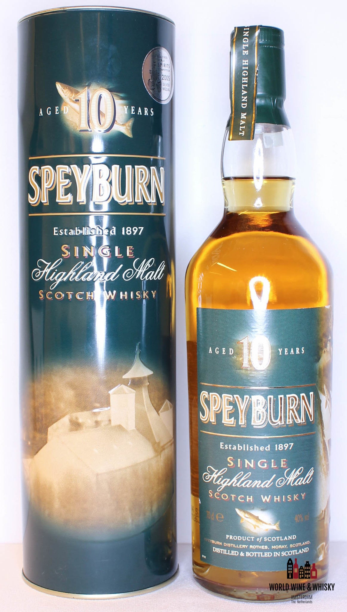 Speyburn 10 Years Old - Fish Edition 40% (700ml) - WORLD WINE WHISKY 