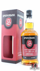 Springbank 12 Years Old 2017 - Cask Strength - Red/Black Edition 54.2% - WORLD WINE WHISKY 