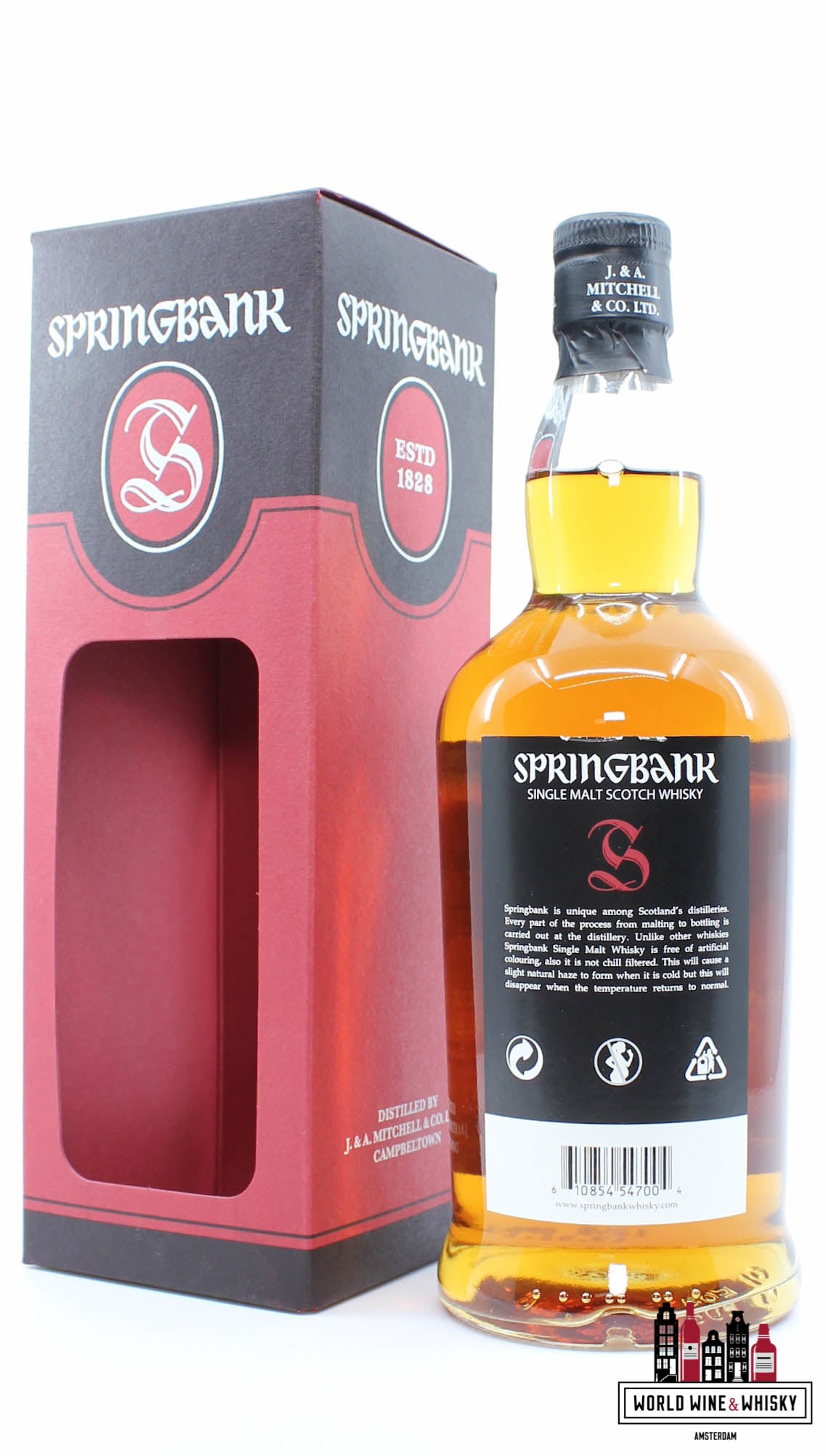 Springbank 12 Years Old 2017 - Cask Strength - Red/Black Edition 54.2% - WORLD WINE WHISKY 