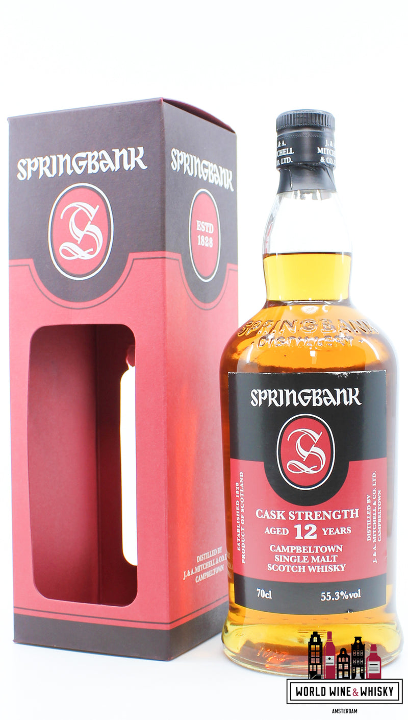 Springbank 12 Years Old 2020 - Cask Strength - Batch 20 - Red/Black Edition 55.3% - WORLD WINE WHISKY 