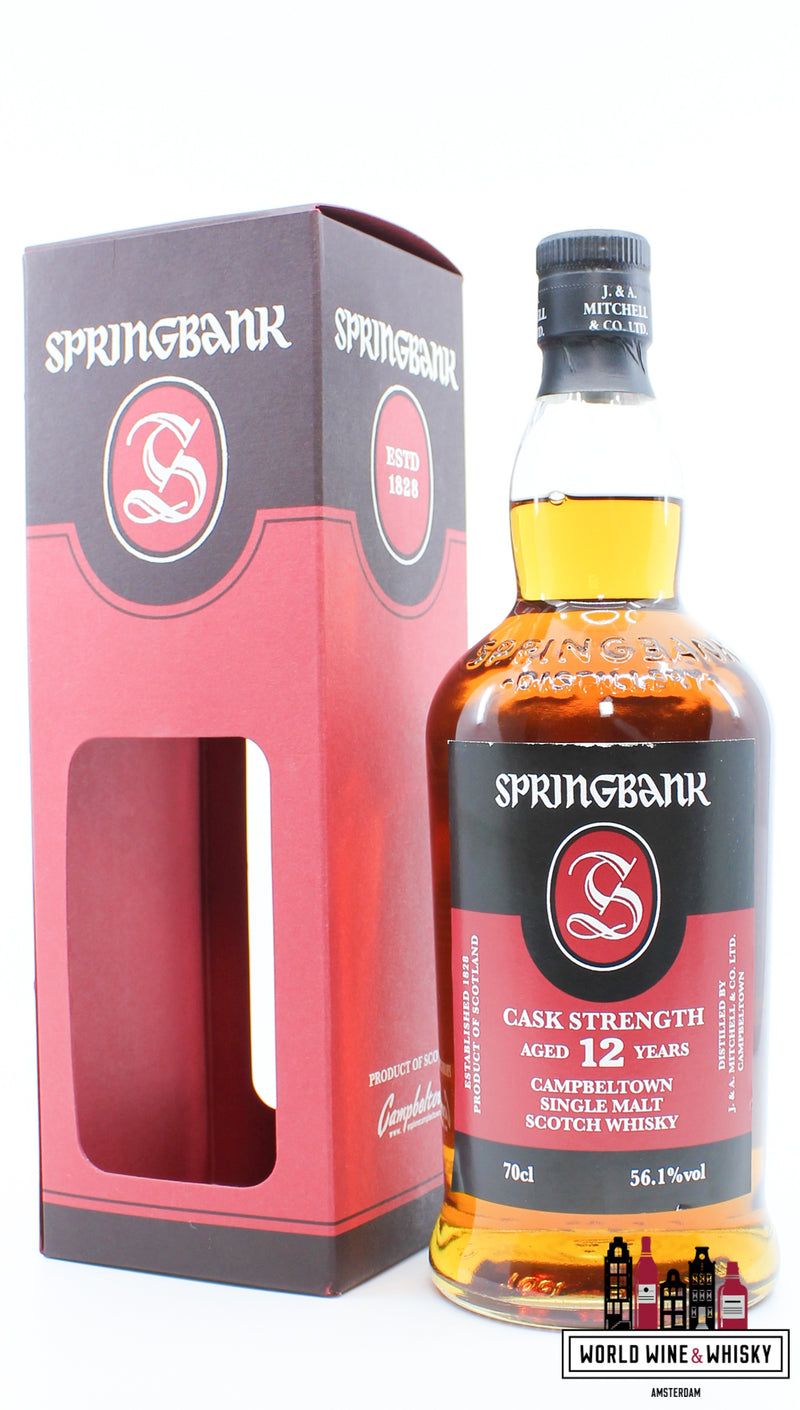 Springbank 12 Years Old 2020 - Cask Strength - Red/Black Edition 56.1% (1 of 12000) - WORLD WINE WHISKY 