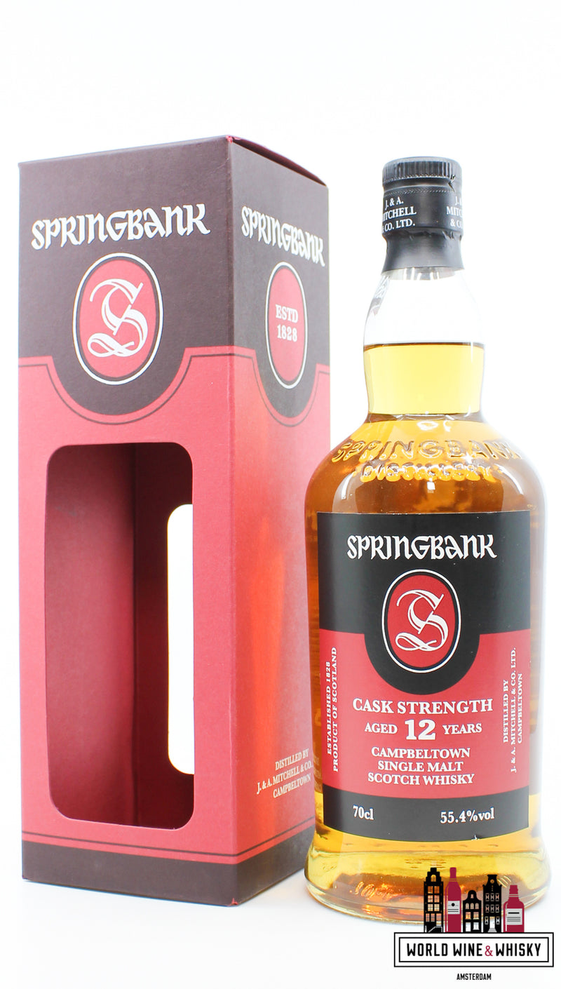 Springbank 12 Years Old 2021 - Cask Strength - Red/Black Edition 55.4% (margin) - WORLD WINE WHISKY 