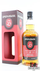 Springbank 12 Years Old 2021 - Cask Strength - Red/Black Edition 55.4% (margin) - WORLD WINE WHISKY 