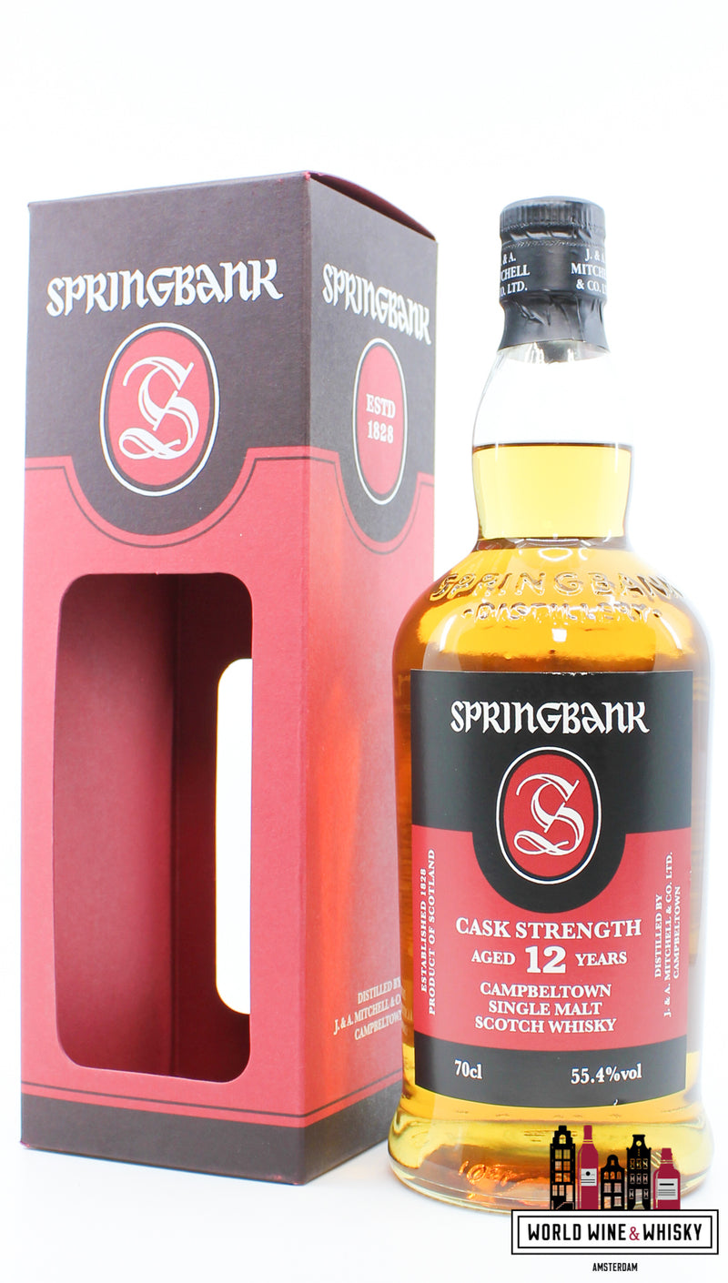 Springbank 12 Years Old 2021 - Cask Strength - Red/Black Edition 55.4% (new) - WORLD WINE WHISKY 
