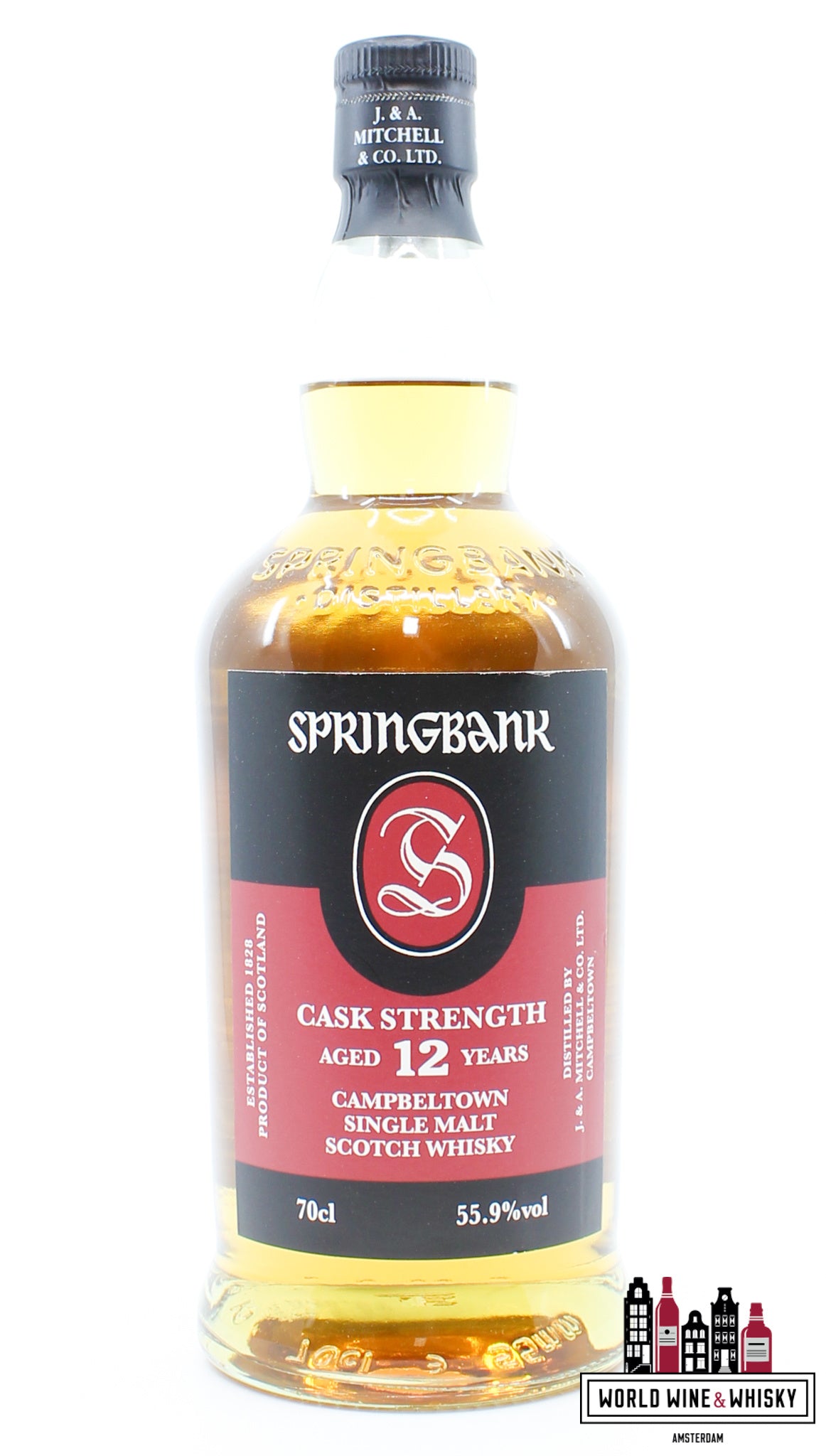 Springbank 12 Years Old 2021 - Cask Strength - Red/Black Edition 55.9% (margin) - WORLD WINE WHISKY 