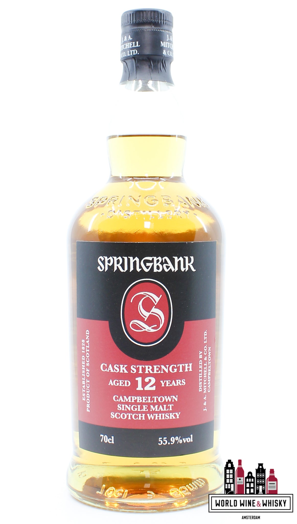 Springbank 12 Years Old 2021 - Cask Strength - Red/Black Edition 55.9% (new) - WORLD WINE WHISKY 