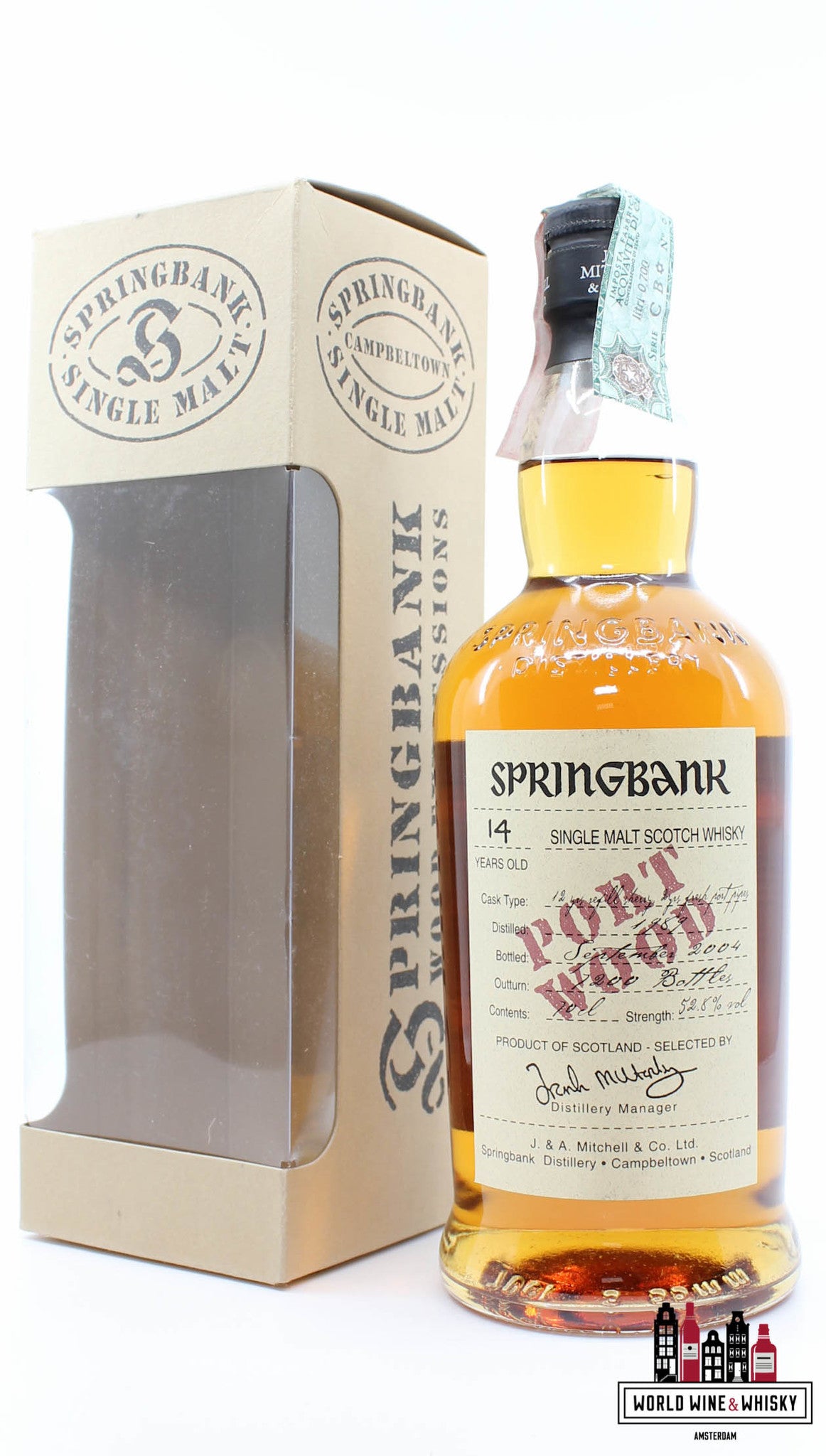 Springbank 14 Years Old 1989 2014 - Port Wood - Wood Expressions Series 52.8% (1 of 7200) - WORLD WINE WHISKY 