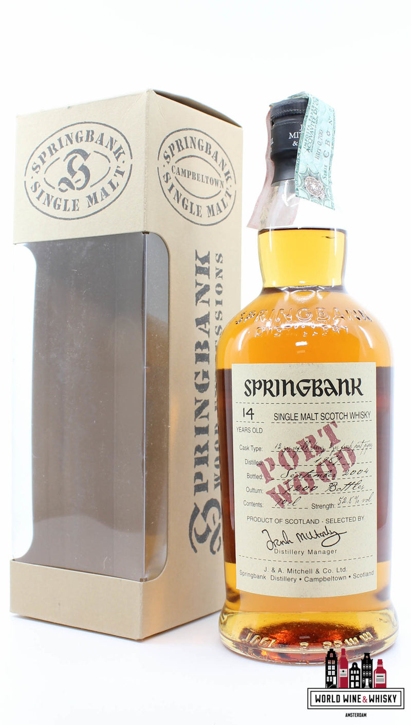 Springbank 14 Years Old 1989 2014 - Port Wood - Wood Expressions Series 52.8% (1 of 7200) - WORLD WINE WHISKY 