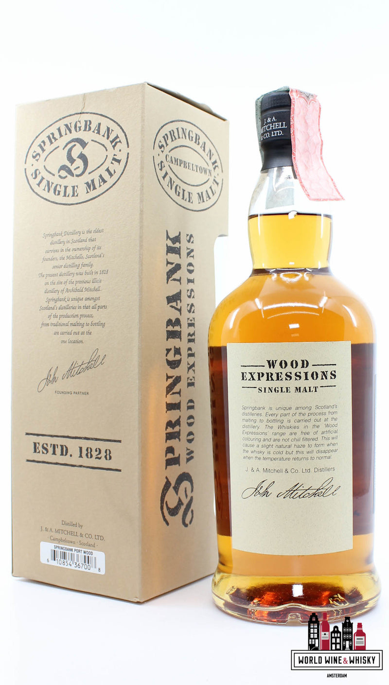 Springbank 14 Years Old 1989 2014 - Port Wood - Wood Expressions Series 52.8% (1 of 7200) - WORLD WINE WHISKY 