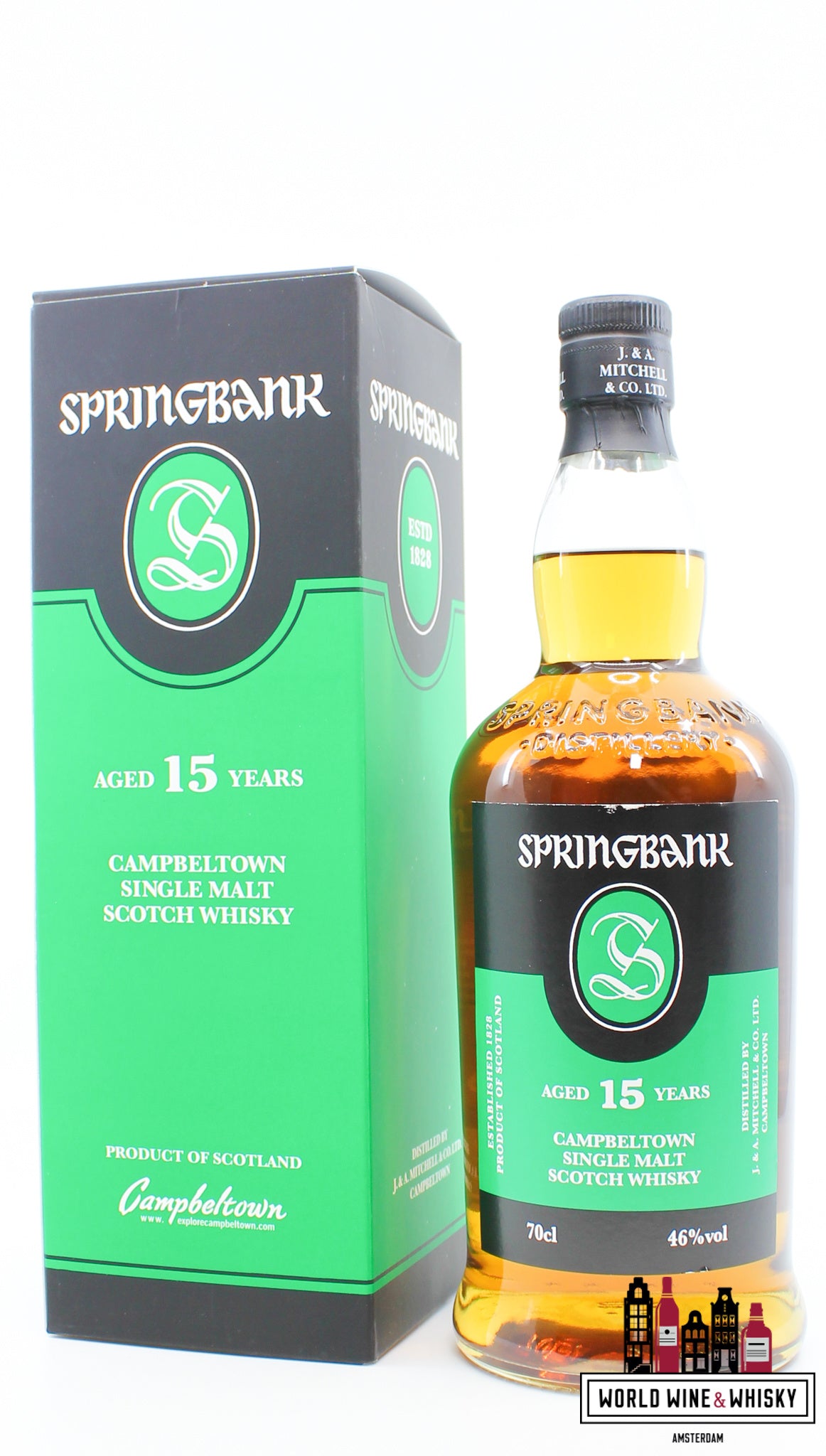 Springbank 15 Years Old 2020 - Green/Black Edition 46% - WORLD WINE WHISKY 