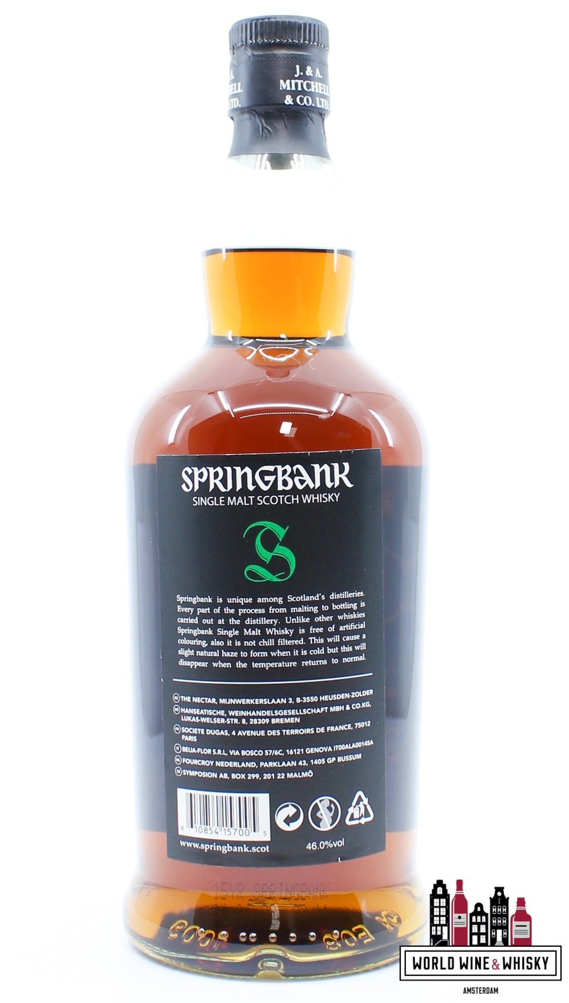 Springbank 15 Years Old 2022 - Green/Black Edition (January) 46% - WORLD WINE WHISKY 