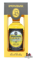 Springbank 16 Years Old 1999 2016 - Local Barley 54.3% (1 of 9000) - WORLD WINE WHISKY 