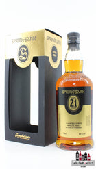 Springbank 21 Years Old 2017 - Limited Edition - Black/Gold Edition 46% (1 Of 3800) - WORLD WINE WHISKY 