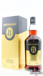 Springbank 21 Years Old 2020 - Limited Edition - Black/Gold Edition 46% (1 of 3300) - WORLD WINE WHISKY 