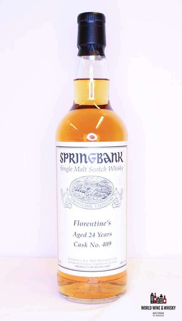 Springbank 24 Years Old 1993 2017 Private Bottling Cask 409 Florentine's 49% - Twin deal - WORLD WINE WHISKY 