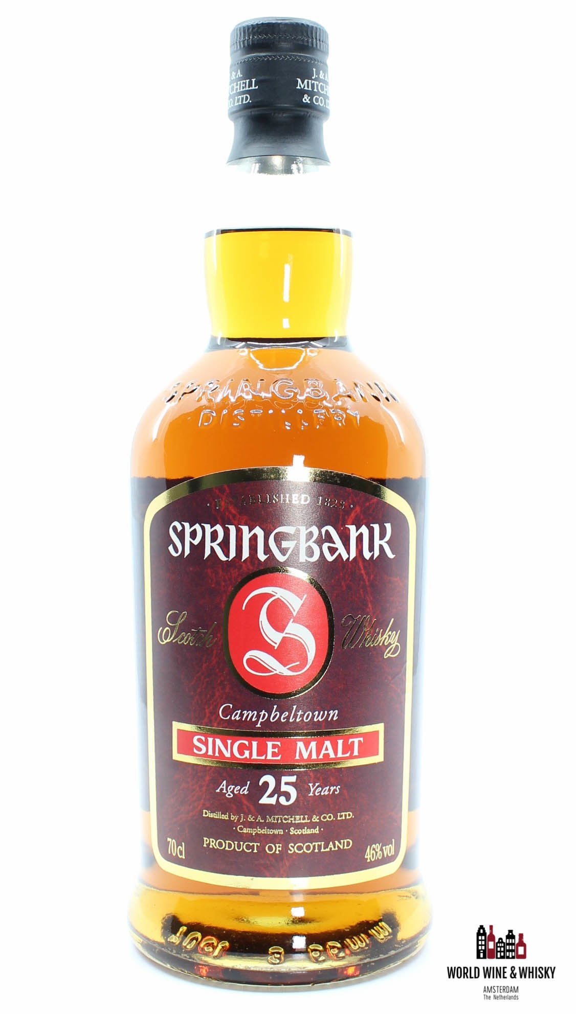 Springbank 25 Years Old 1981 2006 Red Single Malt 46% (1 of 1200) - WORLD WINE WHISKY 