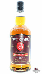 Springbank 25 Years Old 1981 2006 Red Single Malt 46% (1 of 1200) - WORLD WINE WHISKY 