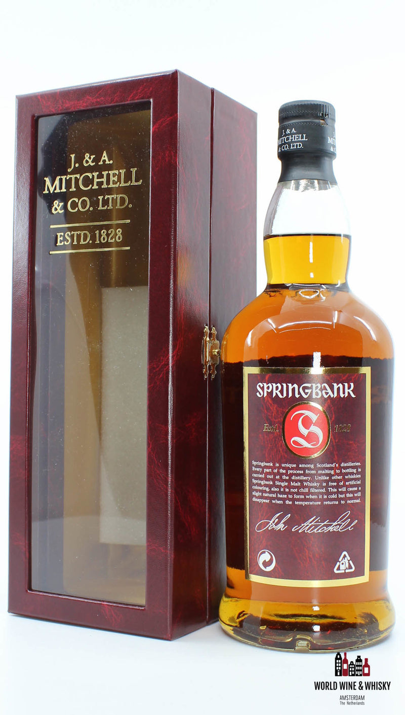Springbank 25 Years Old 1981 2006 Red Single Malt 46% - WORLD WINE WHISKY 