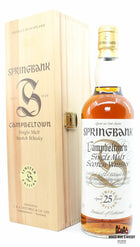 Springbank 25 Years Old 1998 - Millennium Bottling Limited Edition - Big Golden S 46% - WORLD WINE WHISKY 