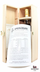 Springbank 25 Years Old 1998 - Millennium Bottling Limited Edition - Big Golden S 46% - WORLD WINE WHISKY 