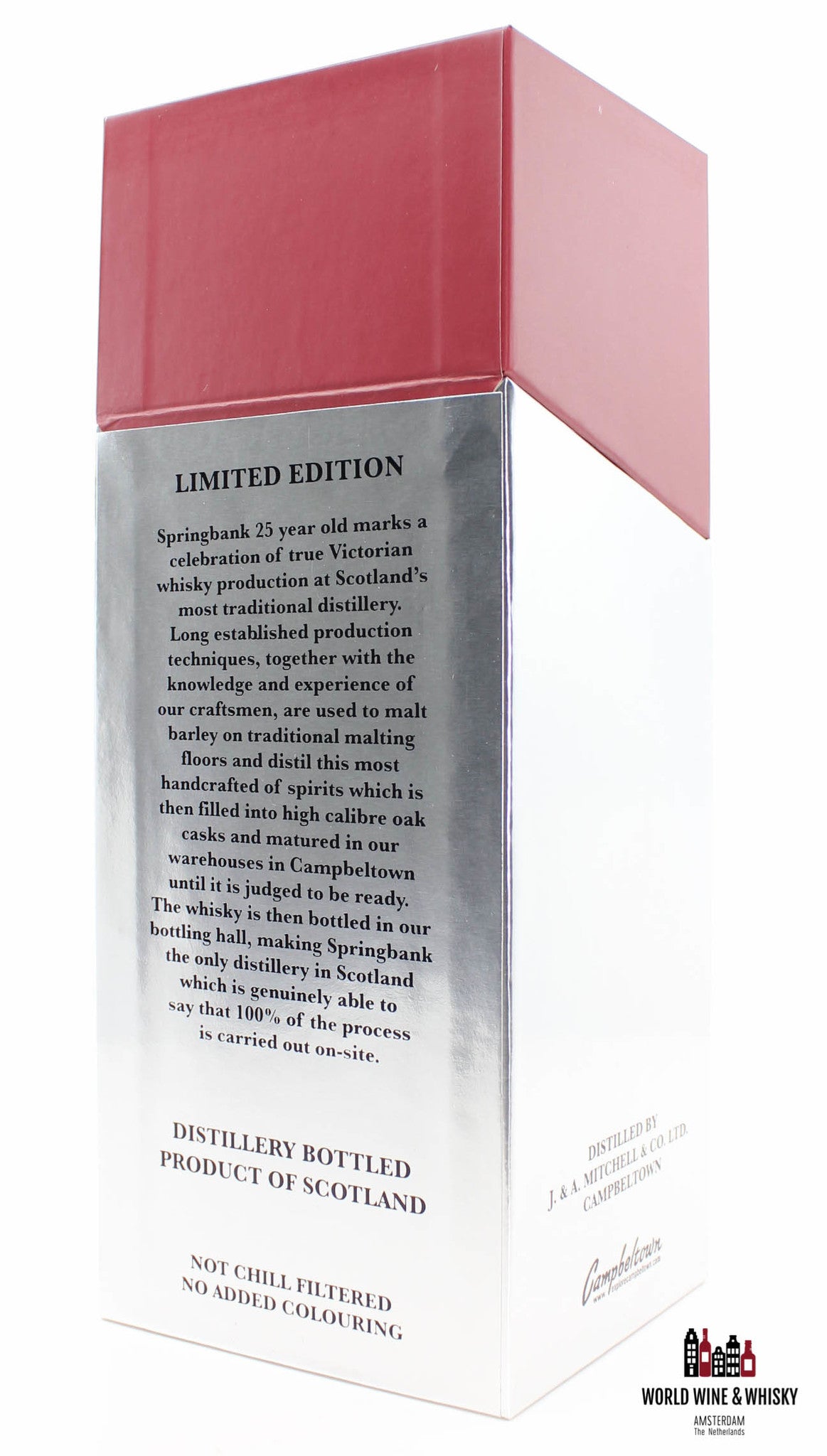 Springbank 25 Years Old 2020 Limited Edition 46% (one of 1200 bottles) - WORLD WINE WHISKY 