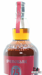 Springbank 25 Years Old 2021 Limited Edition - Red/Silver Edition 46% (1 of 1400) - WORLD WINE WHISKY 