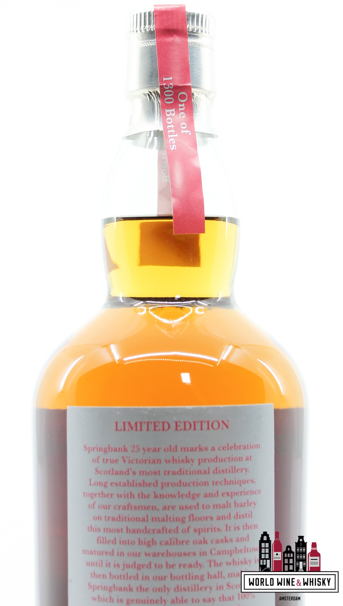 Springbank 25 Years Old 2022 - Limited Edition - Red/Silver Edition 46% (1 of 1300) - WORLD WINE WHISKY 
