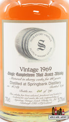 Springbank 26 Years Old 1969 1995 - Vintage Collection - Signatory Vintage 51.7% (1 Of 790) - WORLD WINE WHISKY 
