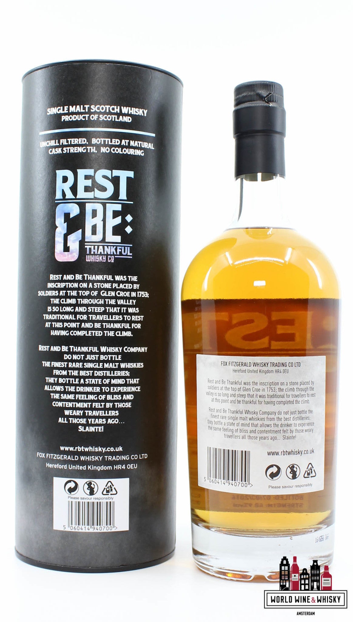 Springbank 26 Years Old 1990 2016 - Rest & Be Thankful Whisky Co - Cask 096 48.9% (1 of 267) - WORLD WINE WHISKY 