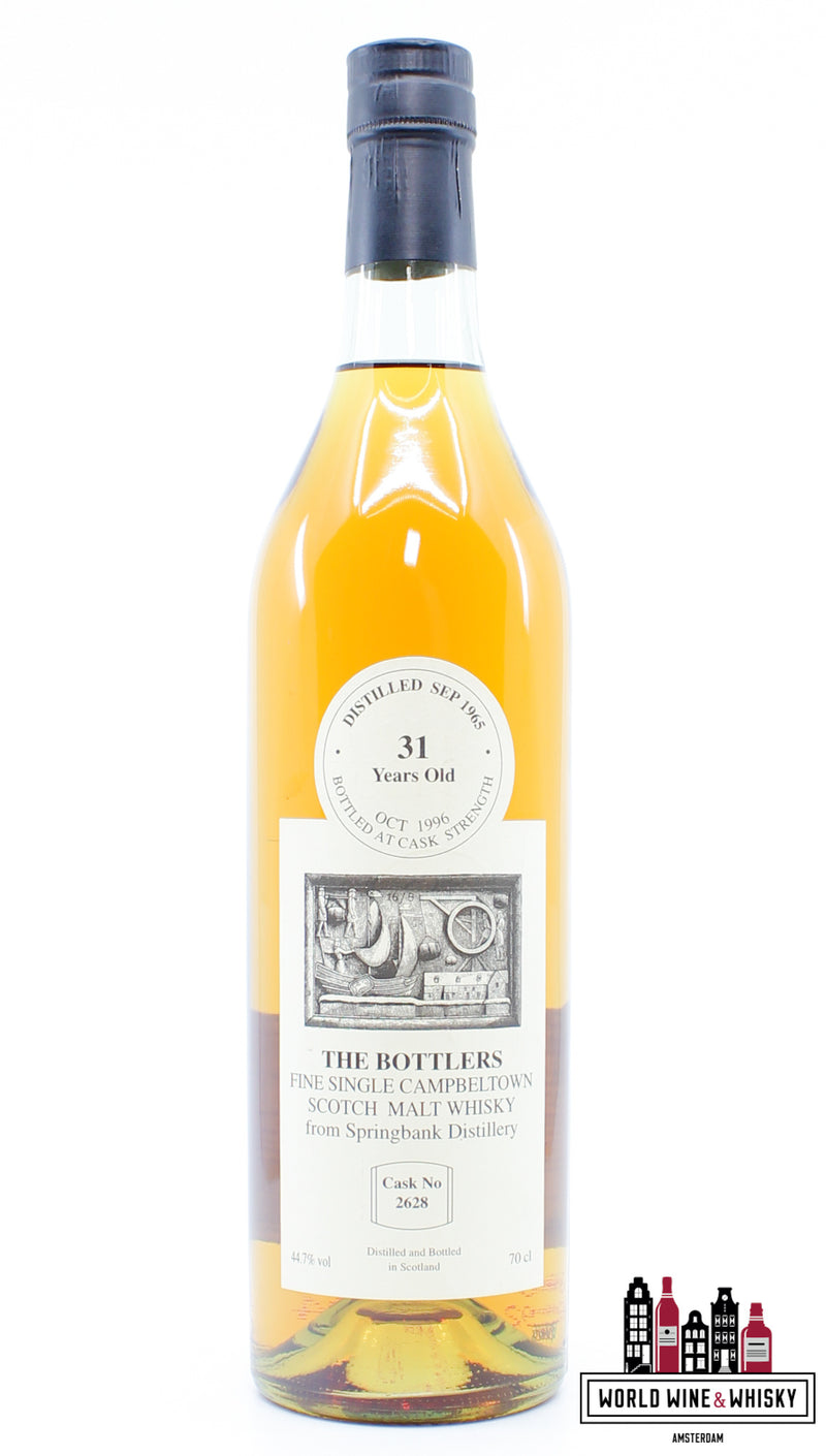 Springbank 31 Years Old 1965 1996 - Cask 2628 - The Bottlers 44.7% - WORLD WINE WHISKY 