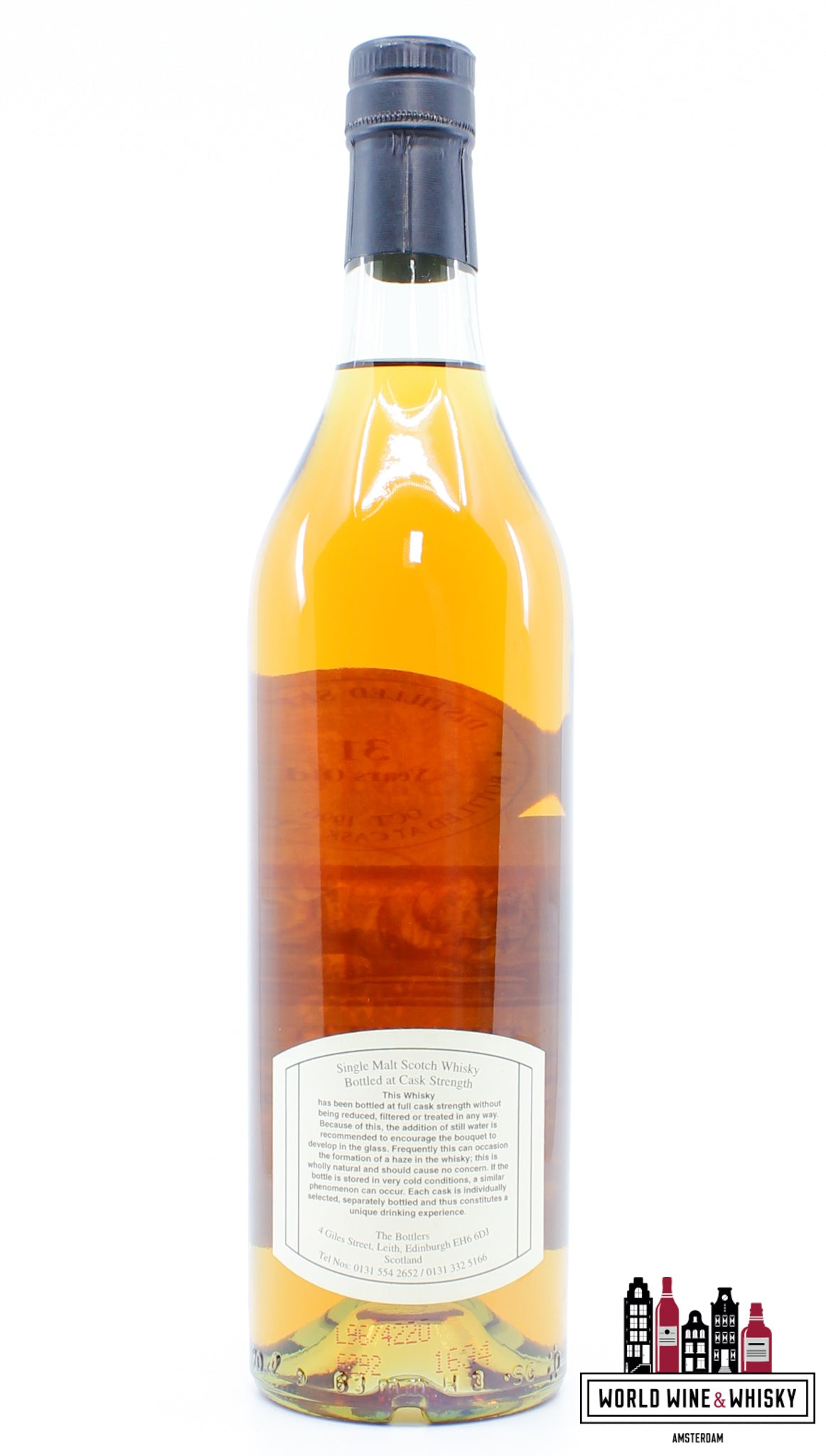 Springbank 31 Years Old 1965 1996 - Cask 2628 - The Bottlers 44.7% - WORLD WINE WHISKY 