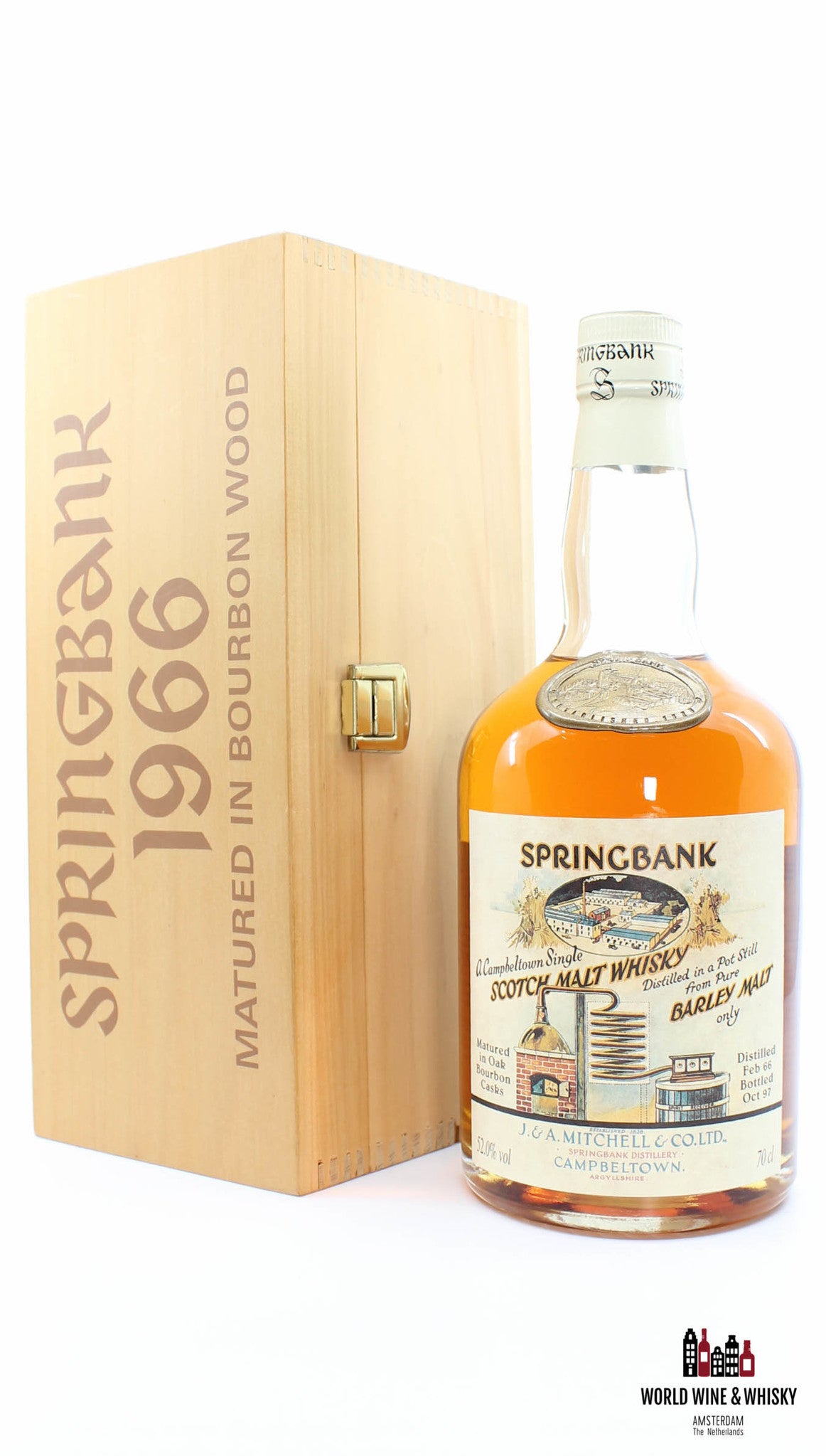 Springbank 31 Years Old 1966 1997 - Local Barley - Cask 1966 489 52% - WORLD WINE WHISKY 