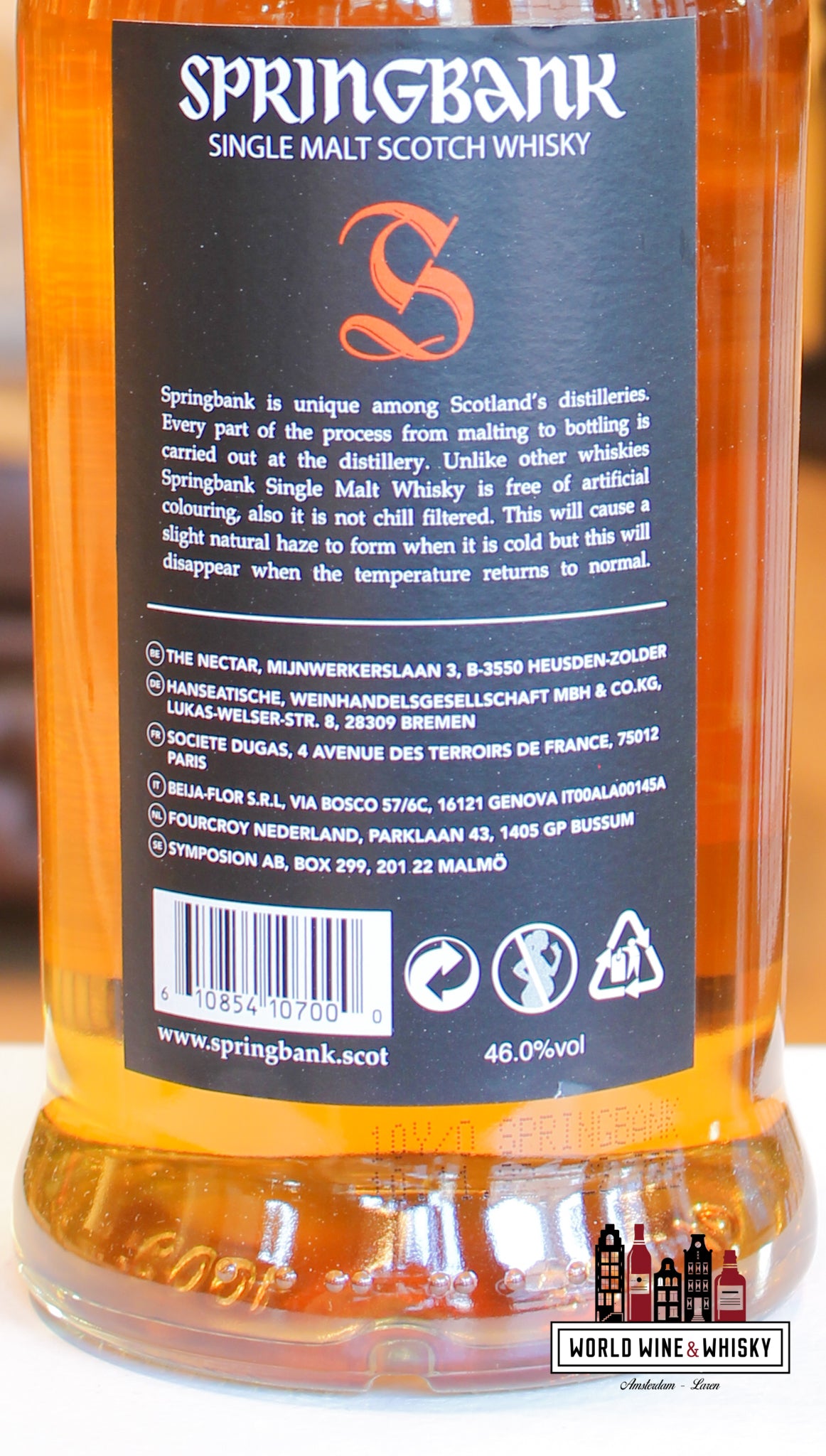 Springbank 10 Years Old 2022 - Orange/Black Edition 46%