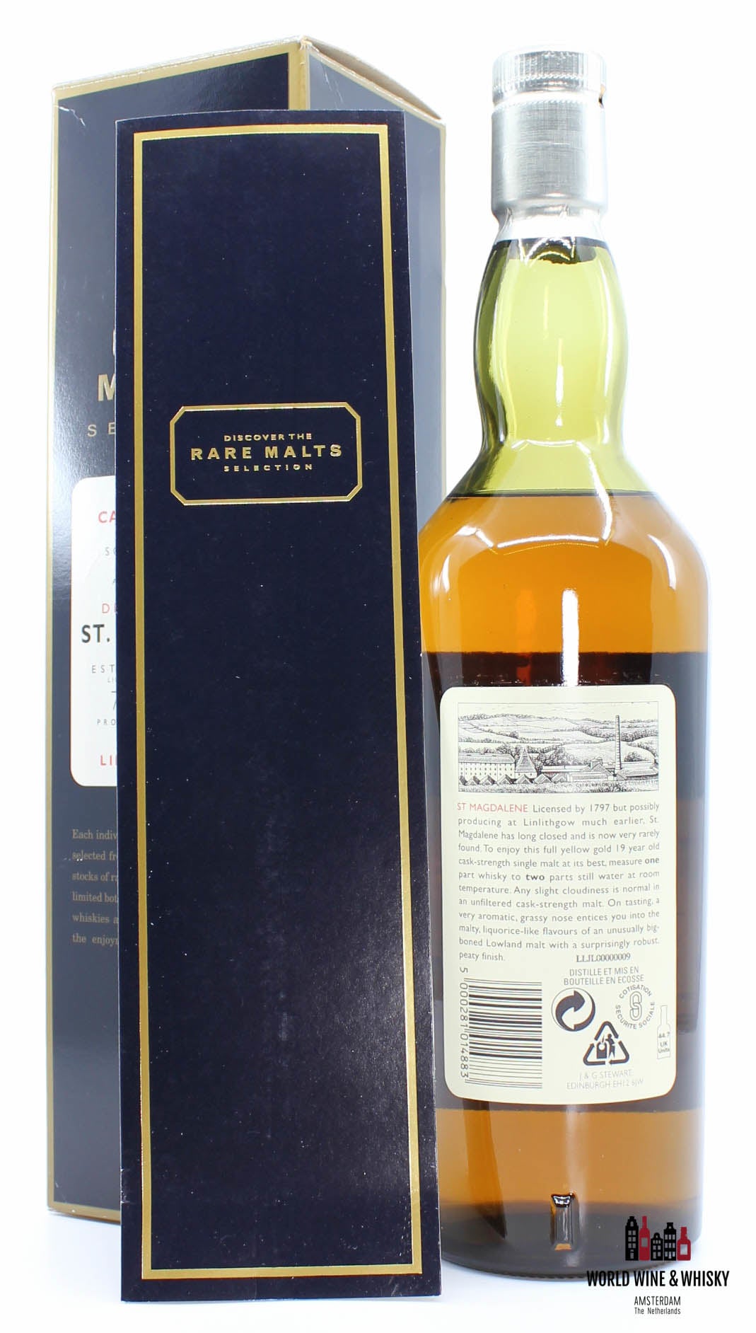 St Magdalene 19 Years Old 1979 1998 Rare Malts Selection - Limited Edition 63.8% - WORLD WINE WHISKY 