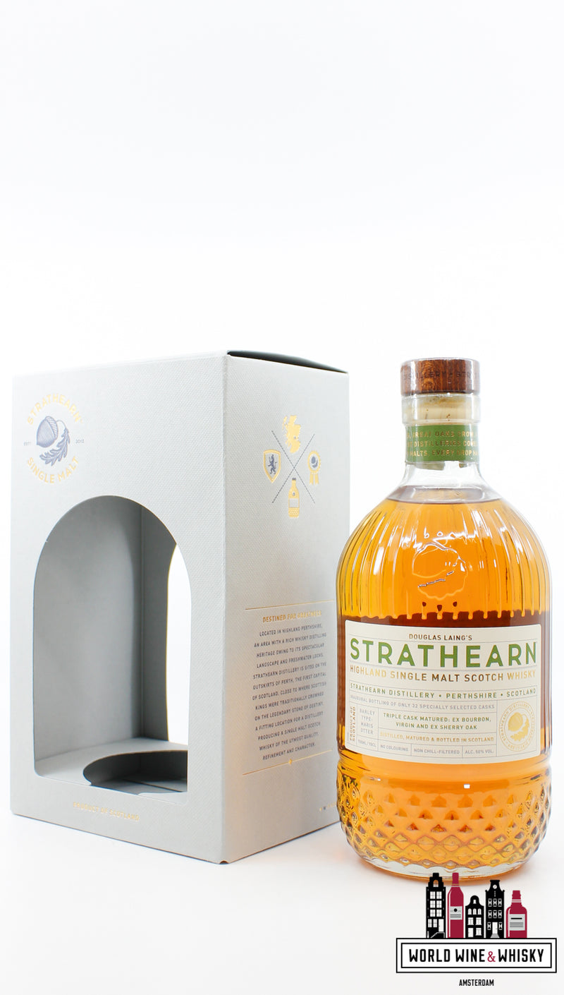 Strathearn 2024 - Inaugural Bottling - First Release 50% - WORLD WINE WHISKY 
