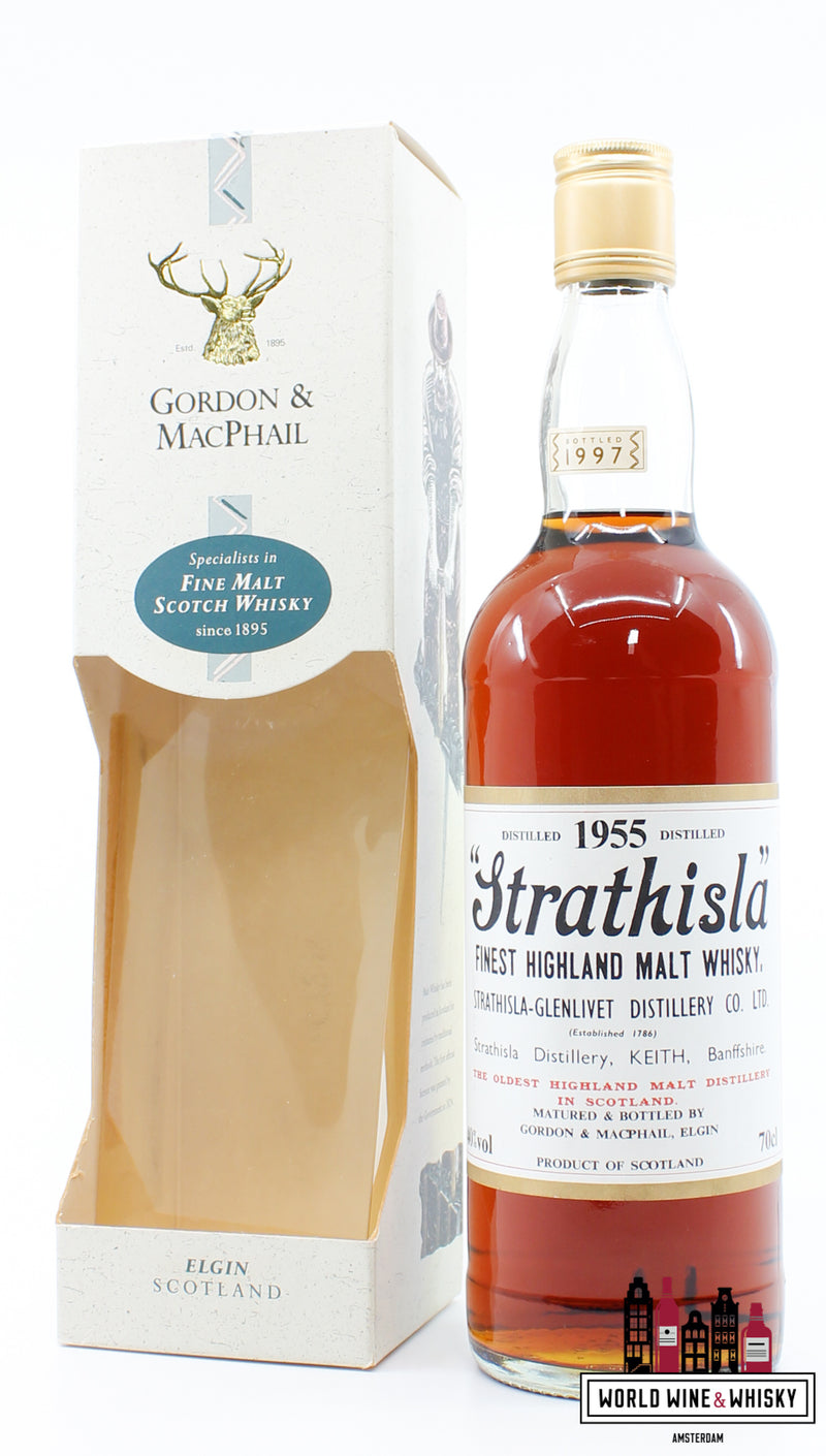 Strathisla 41 Years Old 1955 1997 - Licensed Bottling - Gordon & MacPhail 40% - WORLD WINE WHISKY 