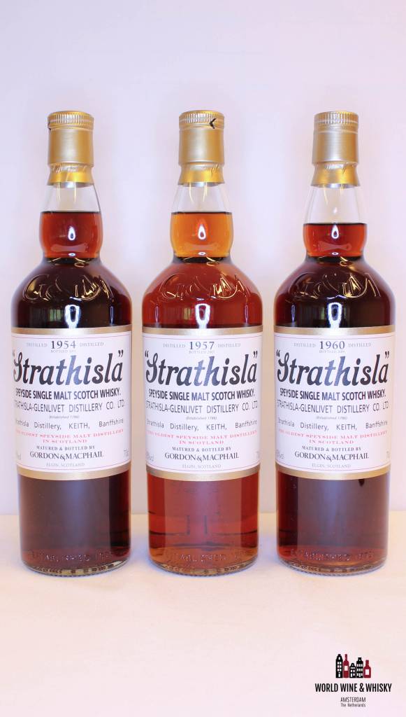 Strathisla Collection 1954, 1957, 1960, 1963, 1964, 1972 set (in OWC) - WORLD WINE WHISKY 