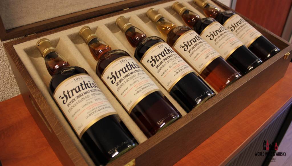 Strathisla Collection 1954, 1957, 1960, 1963, 1964, 1972 set (in OWC) - WORLD WINE WHISKY 