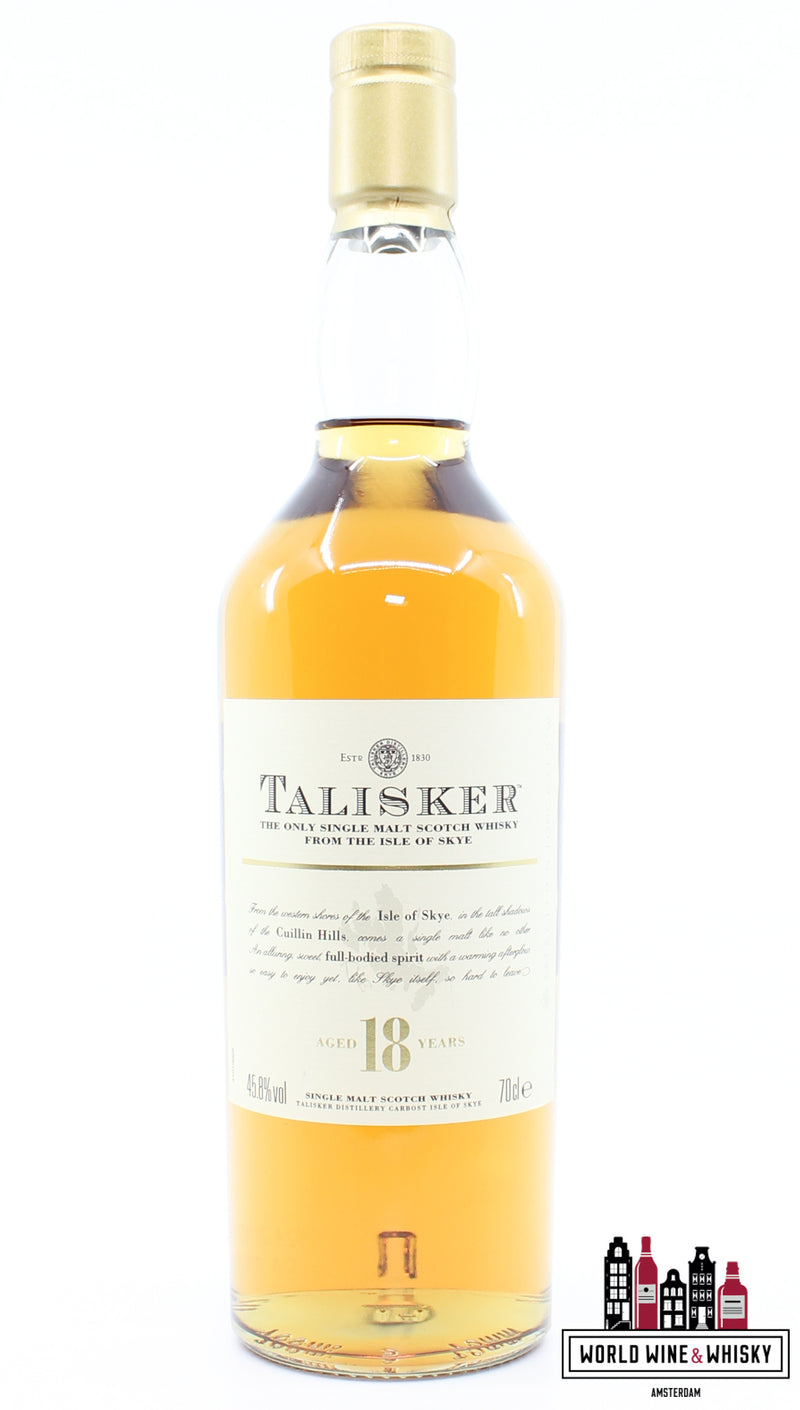 Talisker 18 Years Old - Isle of Skye 45.8% - WORLD WINE WHISKY 