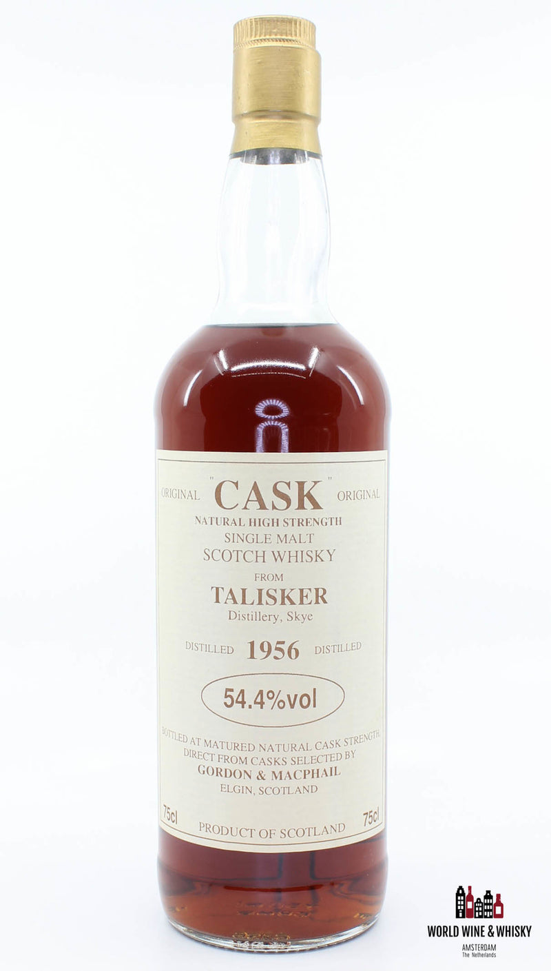Talisker 1956 Original Cask - Natural High Strength - Gordon & Macphail 54.4% - WORLD WINE WHISKY 