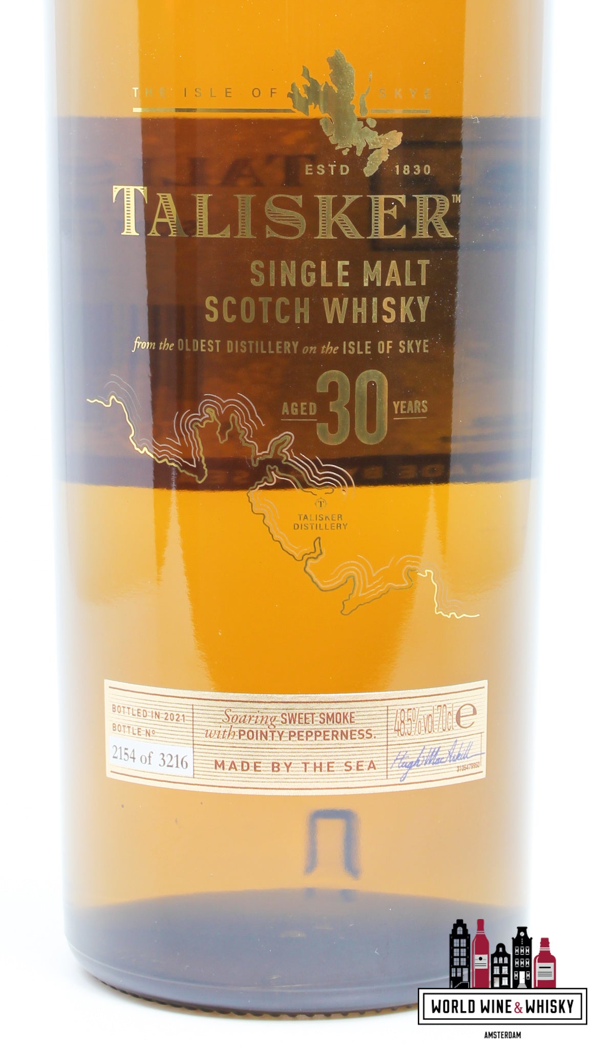 Talisker 30 Years 2021 - Limited Release 48.5% (1 of 3216) - WORLD WINE WHISKY 