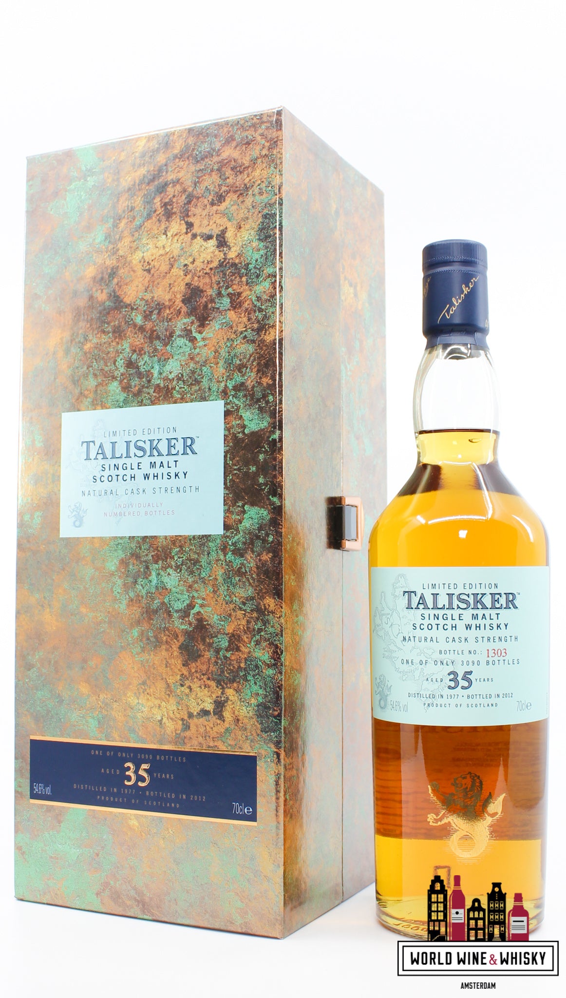 Talisker 35 Years Old 1977 2012 - Diageo Special Releases 2012 - Limited Edition 54.6% (1 of 3090) - WORLD WINE WHISKY 